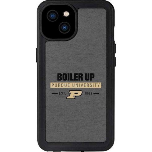 Purdue University Purdue University Boiler Up iPhone 15 Plus Waterproof Case